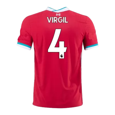 Virgil Van Dijk #4 New Liverpool Jersey 2020/21 Home Soccer Shirt - Best Soccer Players