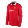 SANCHO #25 New Manchester United Jersey 2022/23 Home Soccer Long Sleeve Shirt - Best Soccer Players