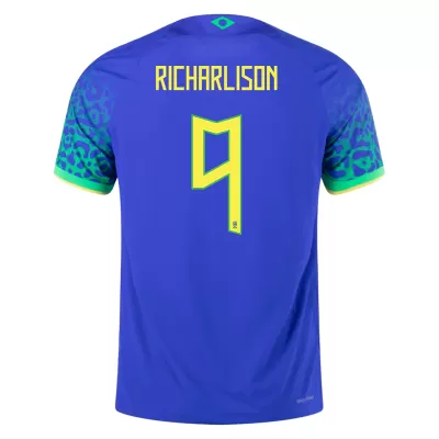 RICHARLISON #9 New Brazil Jersey 2022 Away Soccer Shirt Player Version Version - Best Soccer Players