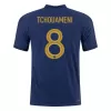 TCHOUAMENI #8 New France Jersey 2022 Home Soccer Shirt World Cup Player Version Version - Best Soccer Players