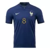 TCHOUAMENI #8 New France Jersey 2022 Home Soccer Shirt World Cup - Best Soccer Players