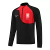 New South Korea Training Jacket 2022/23 Black&Red - Best Soccer Players