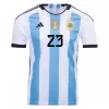 E. MARTINEZ #23 New Argentina Three Stars Jersey 2022 Home Soccer Shirt - Best Soccer Players