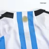 MESSI #10 New Argentina Three Stars Jersey 2022 Home Soccer Shirt World Cup - Best Soccer Players