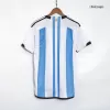 MESSI #10 New Argentina Three Stars Jersey 2022 Home Soccer Shirt World Cup - Best Soccer Players