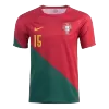 R. LEÃO #15 New Portugal Jersey 2022 Home Soccer Shirt World Cup - Best Soccer Players