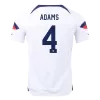 ADAMS #4 New USA Jersey 2022 Home Soccer Shirt World Cup - Best Soccer Players