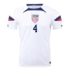 ADAMS #4 New USA Jersey 2022 Home Soccer Shirt World Cup - Best Soccer Players