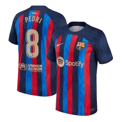 PEDRI #8 New Barcelona Jersey 2022/23 Home Soccer Shirt - Best Soccer Players