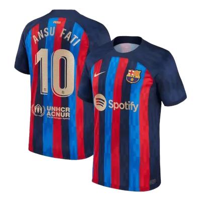 ANSU FATI #10 New Barcelona Jersey 2022/23 Home Soccer Shirt - Best Soccer Players