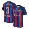 PIQUÉ #3 New Barcelona Jersey 2022/23 Home Soccer Shirt - Best Soccer Players