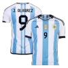 J. ALVAREZ #9 New Argentina Three Stars Jersey 2022 Home Soccer Shirt - Best Soccer Players