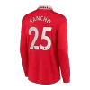 SANCHO #25 New Manchester United Jersey 2022/23 Home Soccer Long Sleeve Shirt - Best Soccer Players