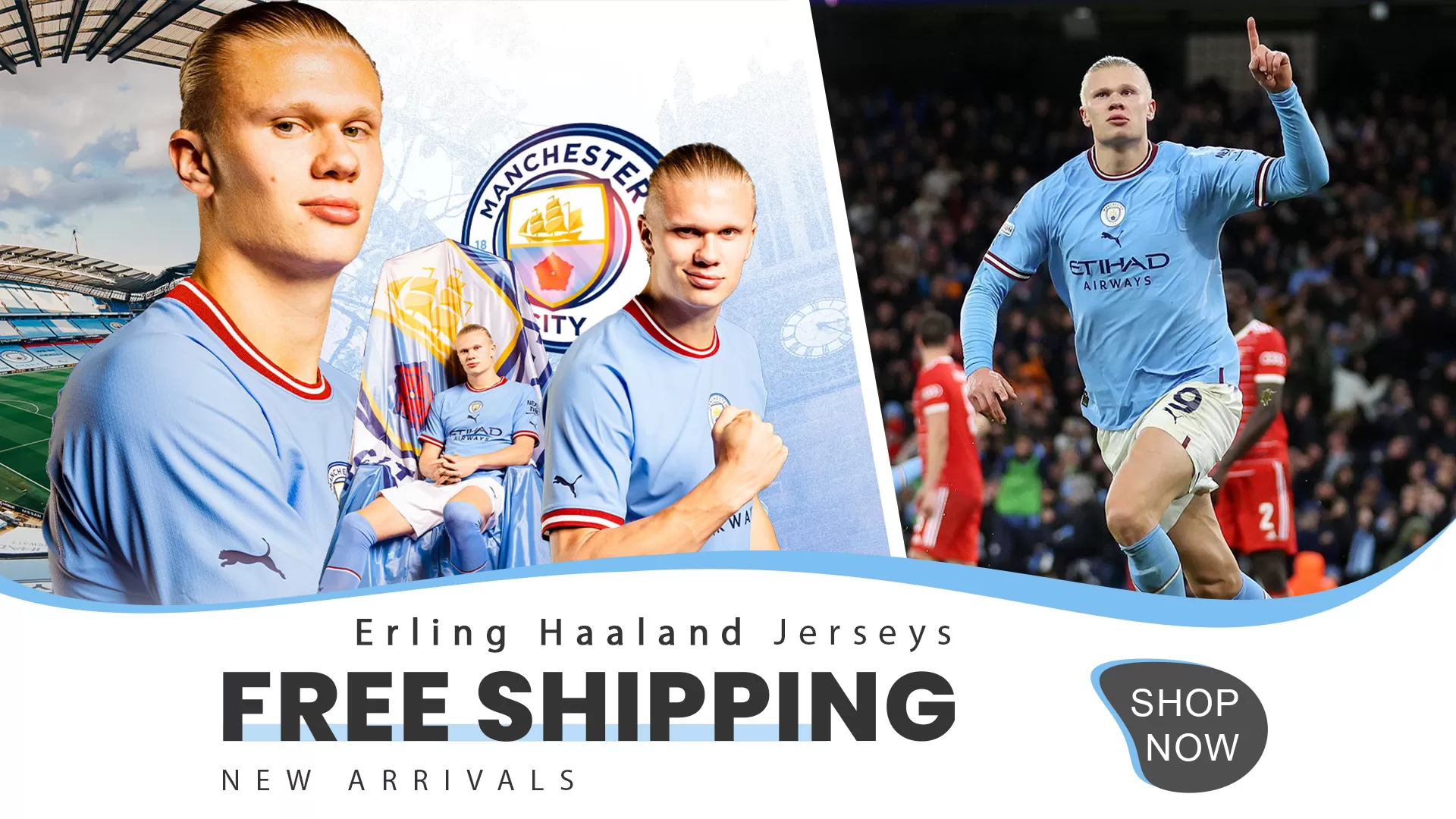 ERLING HAALAND BANNER - Best Soccer Players