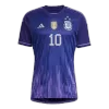 MESSI #10 New Argentina Three Stars Jersey 2022 Away Soccer Shirt Women World Cup - Best Soccer Players