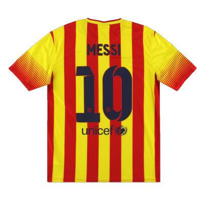 MESSI #10 Vintage Barcelona Jersey 2013/14 Away Soccer Shirt - Best Soccer Players