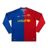 MESSI #10 Vintage Barcelona Jersey 2008/09 Home Soccer Shirt Long Sleeve - UCL Final - Best Soccer Players