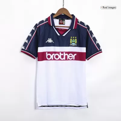 Vintage Manchester City Jersey 1997/98 Away Soccer Shirt - Best Soccer Players