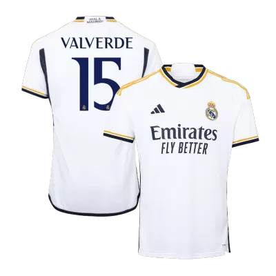 VALVERDE #15 New Real Madrid Jersey 2023/24 Home Soccer Shirt - Best Soccer Players