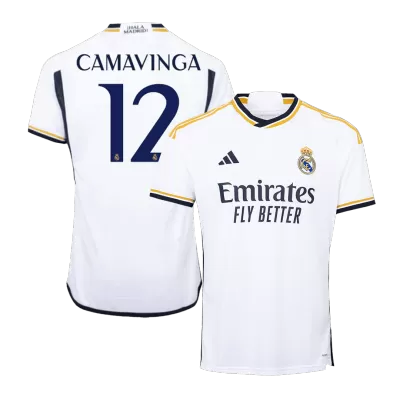 CAMAVINGA #12 New Real Madrid Jersey 2023/24 Home Soccer Shirt - Best Soccer Players