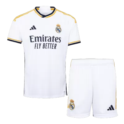 New Real Madrid Soccer Kit 2023/24 Home (Shirt+Shorts) 
 - Best Soccer Players