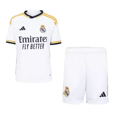 Real Madrid Kids Kit 2023/24 Home (Shirt+Shorts) - Best Soccer Players