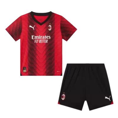 AC Milan Kids Kit 2023/24 Home (Shirt+Shorts) - Best Soccer Players