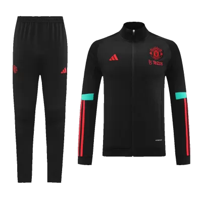 New Manchester United Training Kit (Top+Pants) 2023/24 Black Men - Best Soccer Players