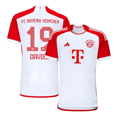 DAVIES #19 New Bayern Munich Jersey 2023/24 Home Soccer Shirt - Best Soccer Players