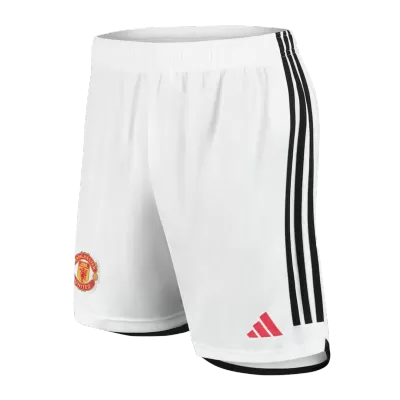 Manchester United Home Soccer Shorts 2023/24 - Best Soccer Players