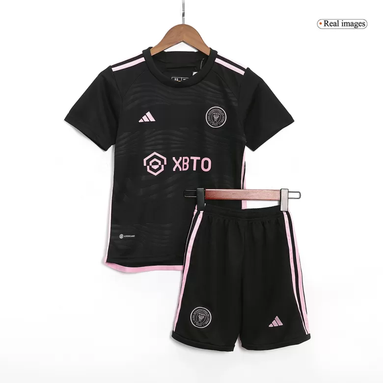 MESSI #10 Inter Miami CF Kids Kit 2023/24 Away (Shirt+Shorts) - Best Soccer Players