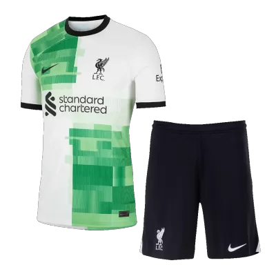 New Liverpool Soccer Kit 2023/24 Away (Shirt+Shorts) 
 - Best Soccer Players