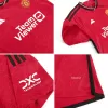 Manchester United Kids Kit 2023/24 Home (Jersey+Shorts) - Best Soccer Players