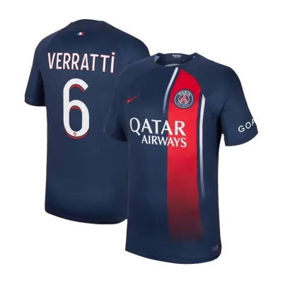 VERRATTI #6 New PSG Jersey 2023/24 Home Soccer Shirt - Best Soccer Players