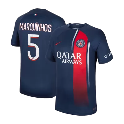 MARQUINHOS #5 New PSG Jersey 2023/24 Home Soccer Shirt - Best Soccer Players