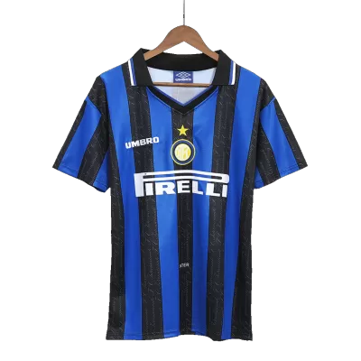 Vintage Inter Milan Jersey 1997/98 Home Soccer Shirt - Best Soccer Players