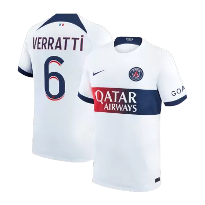 VERRATTI #6 New PSG Jersey 2023/24 Away Soccer Shirt - Best Soccer Players