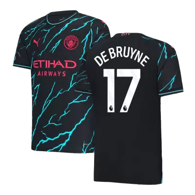 DE BRUYNE #17 New Manchester City Jersey 2023/24 Third Away Soccer Shirt - Best Soccer Players