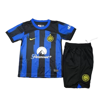 Inter Milan Kids Kit 2023/24 Home (Shirt+Shorts) - Best Soccer Players