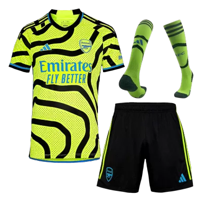 New Arsenal Soccer Kit 2023/24 Away (Shirt+Shorts+Socks) 
 - Best Soccer Players