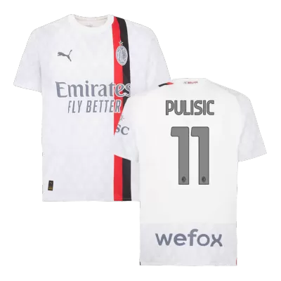 PULISIC #11 New AC Milan Jersey 2023/24 Away Soccer Shirt - Best Soccer Players