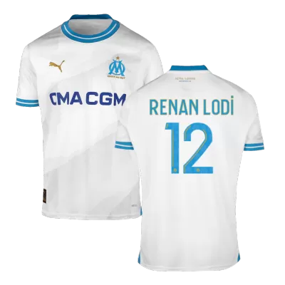 RENAN LODI #12 New Marseille Jersey 2023/24 Home Soccer Shirt - Best Soccer Players