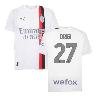 ORIGI #27 New AC Milan Jersey 2023/24 Away Soccer Shirt - Best Soccer Players