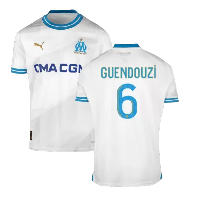 GUENDOUZI #6 New Marseille Jersey 2023/24 Home Soccer Shirt - Best Soccer Players