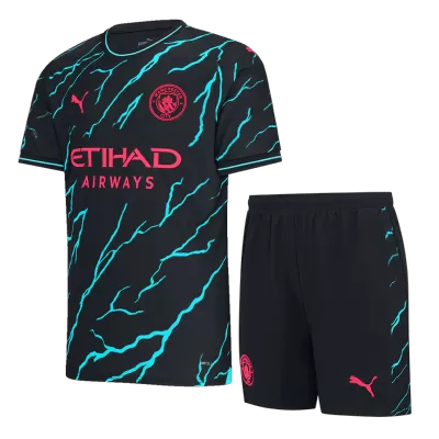 New Manchester City Soccer Kit 2023/24 Third Away (Shirt+Shorts) 
 - Best Soccer Players