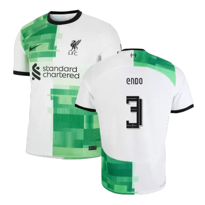 ENDO #3 New Liverpool Jersey 2023/24 Away Soccer Shirt - UCL - Best Soccer Players