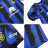 Inter Milan Kids Kit 2023/24 Home (Shirt+Shorts) - Best Soccer Players