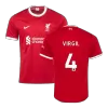 VIRGIL #4 New Liverpool Jersey 2023/24 Home Soccer Shirt - Best Soccer Players