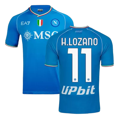 H.LOZANO #11 New Napoli Jersey 2023/24 Home Soccer Shirt - Best Soccer Players