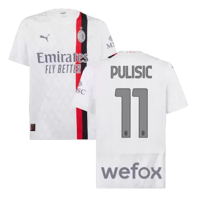 PULISIC #11 New AC Milan Jersey 2023/24 Away Soccer Shirt Player Version Version - Best Soccer Players